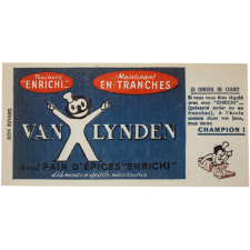 Buvard publicitaire. Van Lynden, pain d'épices enrichi.