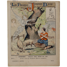 Domrémy. Jeanne d'Arc entend ses voix - La Patrie. Jehanne d'Arc la bonne Françoise. n°1.