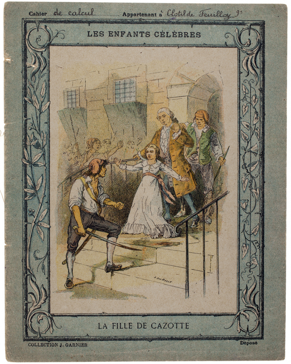 La Fille de Cazotte - Les enfants célèbres.