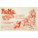 Buvard publicitaire. RoMo. la vision panoramique en couleurs. 