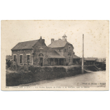 6013 - Landujan (I.-&-V.) - Les Ecoles Laïques de Filles et de Garçons, avec la Mairie.