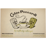 Buvard publicitaire. Cafés Poccardi. 