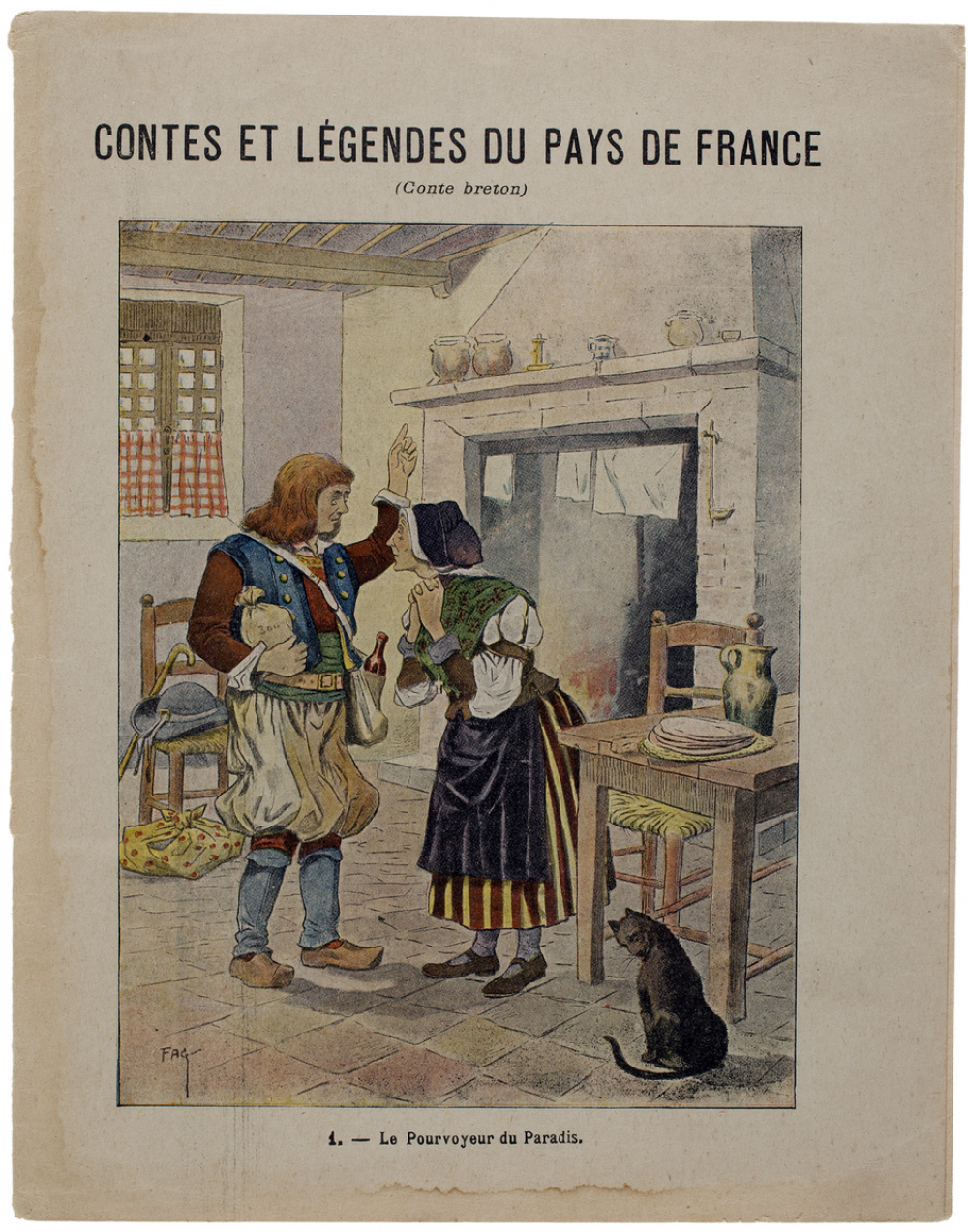 Le pourvoyeur du Paradis (Conte breton) - Contes et légendes du pays de France. 1ère série n°1. 