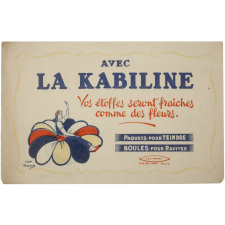 Buvard publicitaire. La Kabiline.