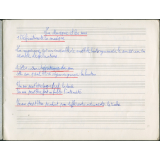 Cahier de musique.