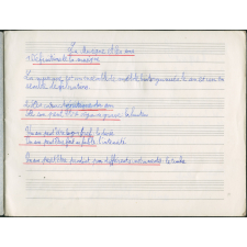 Cahier de musique.