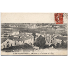 4 - Charmes-sur-Moselle - Les Ecoles et le Faubourg de la Gare.