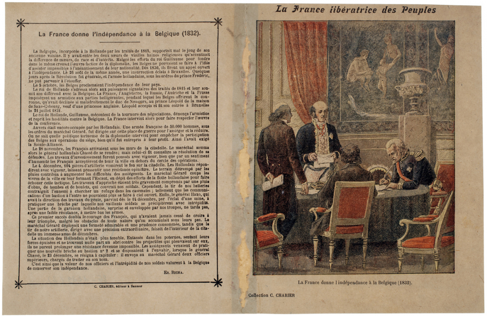 La France donne l'indépendance à la Belgique (1832) - La France libératrice des Peuples.