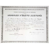 Ecoles Nationales d'Arts et Métiers - Diplôme d'élève breveté. 