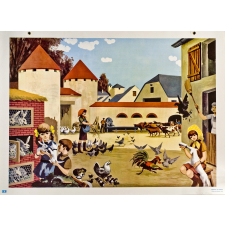 Tableau mural. Écrire et parler CE1. A la ferme.