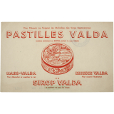 Buvard publicitaire. Pastilles Valda.