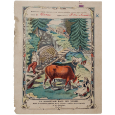 Le Schlittage dans les Vosges. 