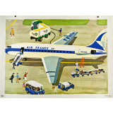 Tableau mural. Écrire et parler CE2. A Orly.