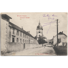 Fraize (Vosges) - Ecoles et Eglise.