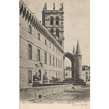 Montpellier - L'Ecole de Médecine.