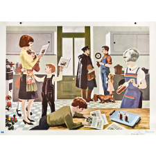 Tableau mural. Écrire et parler CE1. Le calendrier du facteur.