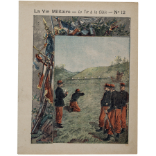 Le Tir à la Cible - La Vie Militaire. N°12.