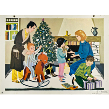 Tableau mural. Écrire et parler CE2. Matin de Noël.