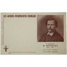 Buvard publicitaire. M. Berthelot (1827-1907).