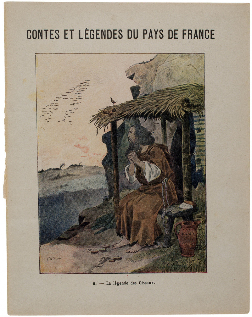 La légende des Oiseaux - Contes et légendes du pays de France. 1ère série n°9.