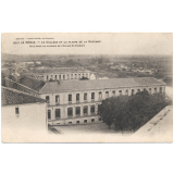 855 - La Réole - Le Collège et la plaine de la Garonne - Vue prise du clocher de L'Eglise St-Pierre.