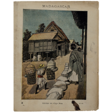 Intérieur de village Hova : Madagascar n°2