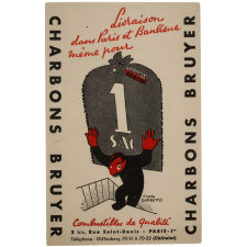 Buvard publicitaire. Charbons Bruyer.