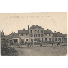 898 - Naillat (Creuse) - La Mairie, les Ecoles et le bureau des Postes.