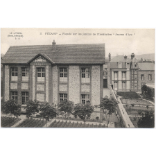 Le Littoral (Seine-Inférieure) - 2 - Fécamp - Façade sur les jardins de l'Institution Jeanne d'Arc.