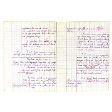 Cahier de rédaction.