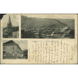 Leberau i. E. - Lièpvre, Alsace - Kirche - Eglise - Schule - Maison d'école.