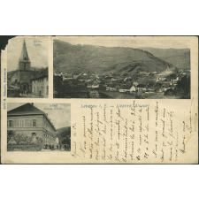 Leberau i. E. - Lièpvre, Alsace - Kirche - Eglise - Schule - Maison d'école.