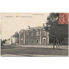St-Marcel - Mairie et Ecole de Garçons.