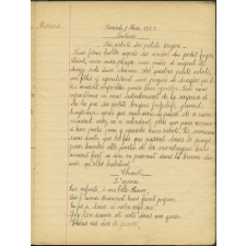 Cahier journalier.