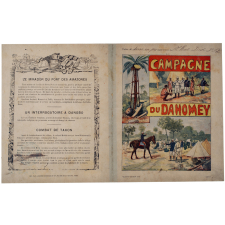 Mirador du fort des Amazones. Un interrogatoire. Combat de Takon - Campagne du Dahomey n°5.