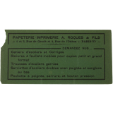 Buvard publicitaire. Papeterie-Imprimerie A. Roques & Fils. 