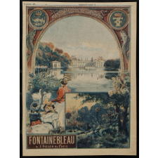 Fontainebleau, à une heure de Paris - Affiche P.L.M.