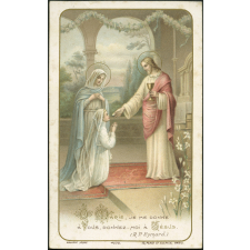 Image religieuse. O Marie, je me donne à vous, donnez-moi à Jésus.