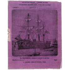Le Solferino, vaisseau cuirassé à éperon - Merveilles de la science n°7. 