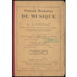 Notions scolaires de musique. Première année. Livre de l'élève.