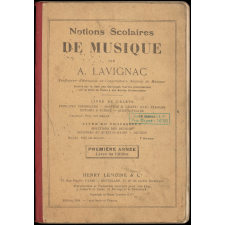 Notions scolaires de musique. Première année. Livre de l'élève.
