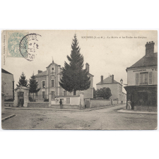 Souppes (S.-&-M.) - La Mairie et les Ecoles des Garçons.