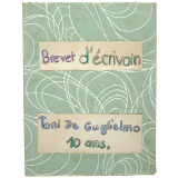 Travaux d'élèves Freinet, Brevet d'écrivain. 