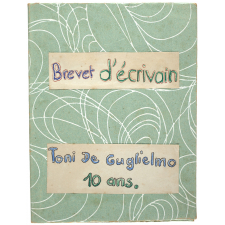 Travaux d'élèves Freinet, Brevet d'écrivain. 