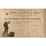 Certificat d'Etudes d'Infirmière hospitalière. 
