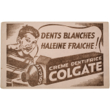 Buvard publicitaire. Crème dentifrice Colgate. Garçon. 