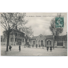 1986 - En Berry - Vierzon - Entrée de l'Ecole Nationale Professionnelle.