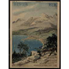 Menton - Affiche P.L.M.