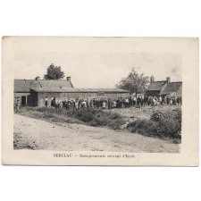 Berclau - Baraquements servant d'Ecole.