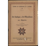 Art Antique et Art Musulman en Algérie
